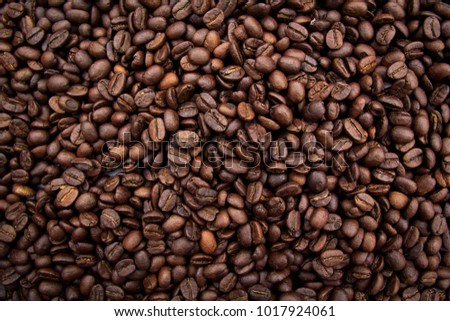  Roasted Coffee Beans background texture.
