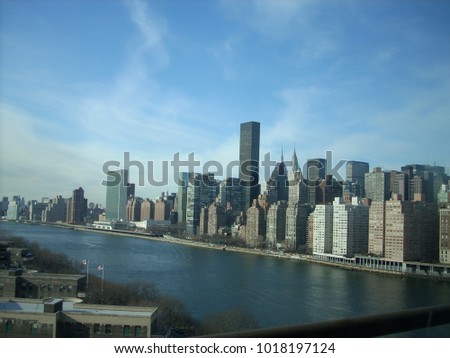 Manhattan morning skyline