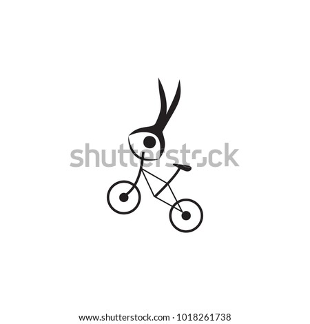 extreme cycling icon. Elements of sportsman icon. Premium quality graphic design icon. Signs and symbols collection icon for websites, web design, mobile app on white background