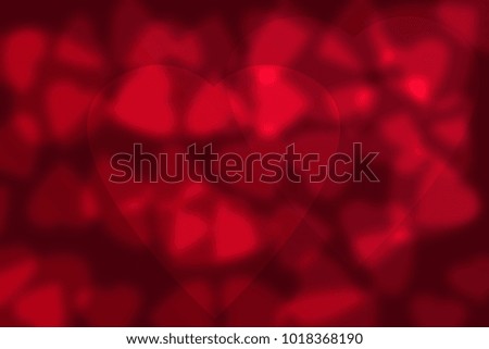Red abstract background, Red bokeh background