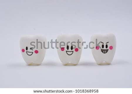 white Teeth model
