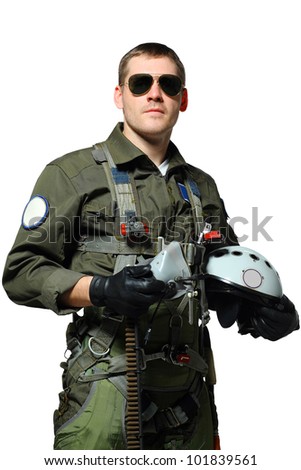 military pilot Royalty-Free Stock Photo #101839561