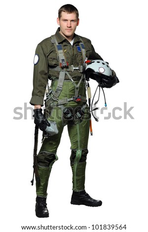 military pilot Royalty-Free Stock Photo #101839564