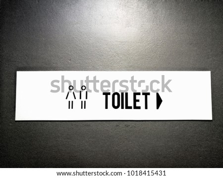 toilet sign icon information