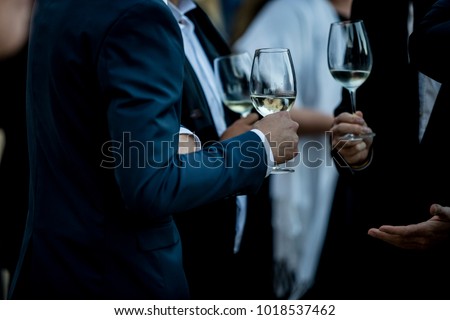 Luxury Table setting for weddings and social events. Royalty-Free Stock Photo #1018537462