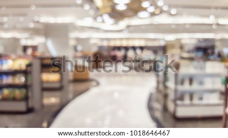 blur shopping center