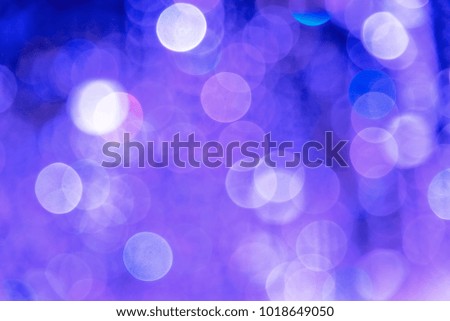 Pantone 2018, Ultra violet glitter bokeh background for fashion design year 2018