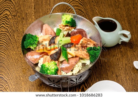 Potato curry vegetables