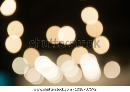 Abstract bokeh background, unfocused view of lights