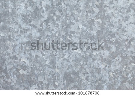 Zinc galvanized sheet of metal. Can be used as background or texture Royalty-Free Stock Photo #101878708