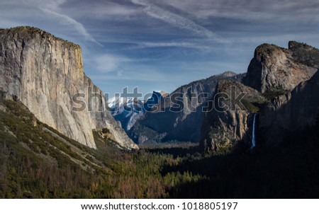 View of Yosemite National park, California