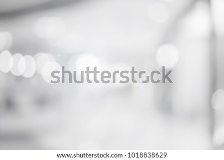 abstract blurred gray color office background with bokeh light for design as banner, presentation concept