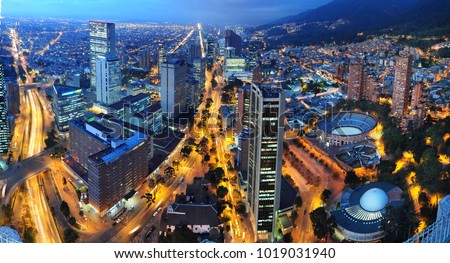 Bogota capital of colombia Royalty-Free Stock Photo #1019031940