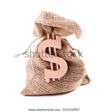 Money bag with dollar symbol