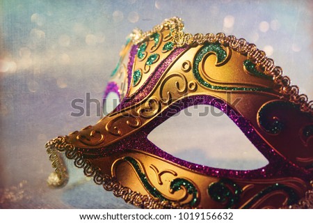 Luxury Masquerade venitian carnival mask, female theatrical