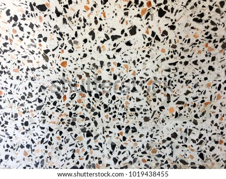 Old terrazzo floor texture and background