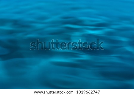 drop of clean blue water