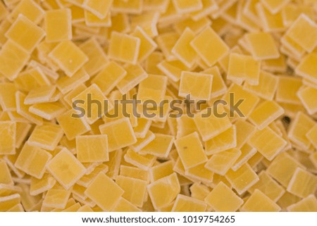 Small  pasta  rectangles