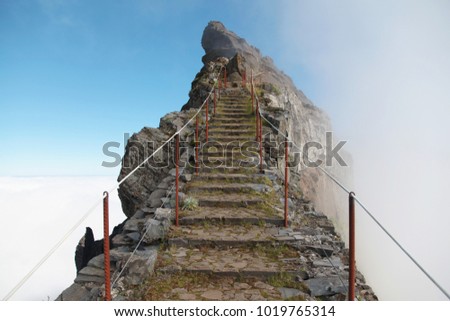 Pico do Arieiro, Madeira, Portugal Royalty-Free Stock Photo #1019765314
