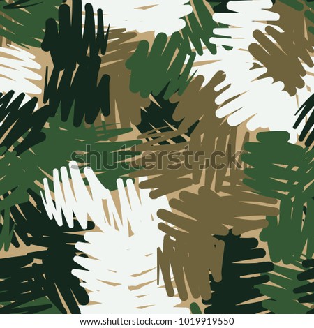A seamless pattern of roughly shaded colorful discs. Fashionable camouflage.