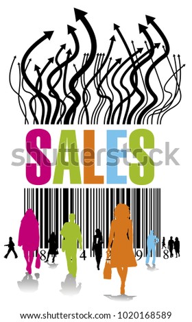 Barcode Data Technology Products Tag Shopping Concept