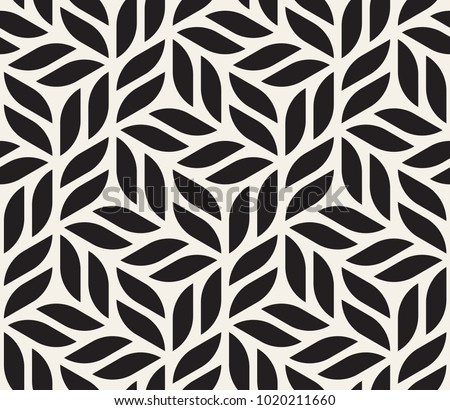 Vector seamless pattern. Modern stylish abstract texture. Repeating geometric tiles from striped elements
