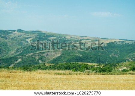 Azerbaijan. Mountains near the village of Ismayilli