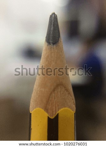 A bokeh picture of pencil