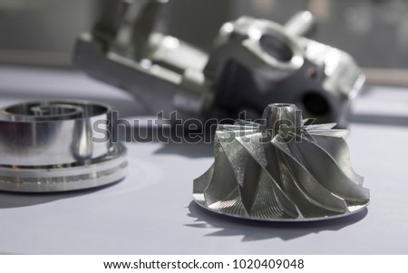the impeller for automotive industry Royalty-Free Stock Photo #1020409048