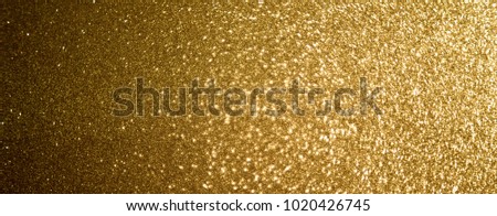 gold glitter texture christmas abstract background - panoramic