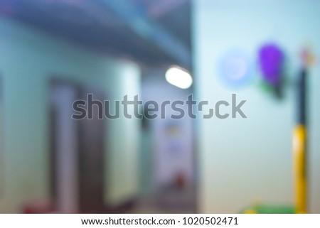 The concept blurred background of medical clinic room