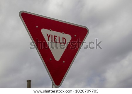 Yield Sign traditional