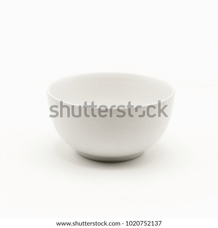 ceramic cup on white background.