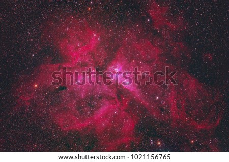 The Eta Carina Nebula(NGC 3372) is a large, complex area of bright and dark nebulosity in the constellation Carina.