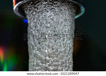tap water close up