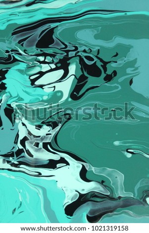 Green and black marble background photo