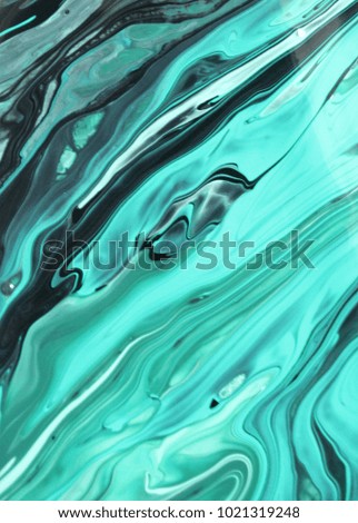 Green and black marble background photo