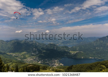 paraglider in the Austrian Alps