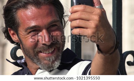 European Male Selfie