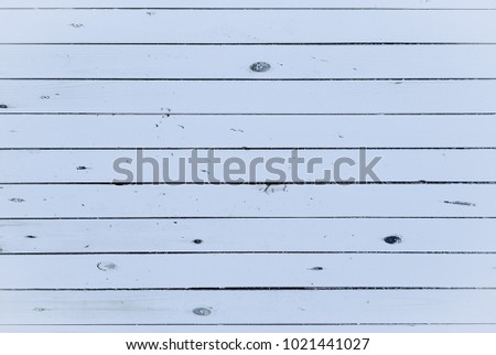 Wood texture background, blue wood planks. Grunge washed wood wall pattern