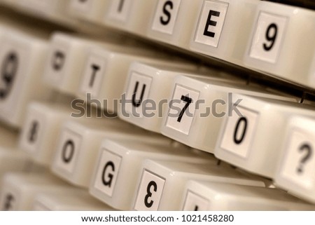 Alphabet and number stamper