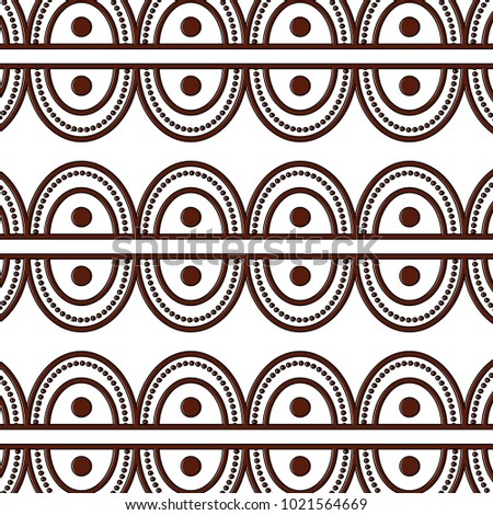 textile tribal pattern with point circles