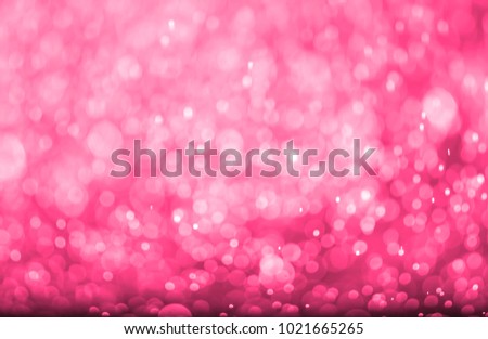Pink Bokeh lights - Beautiful Abstract & Festive pink color backgrounds. (Focus blur)