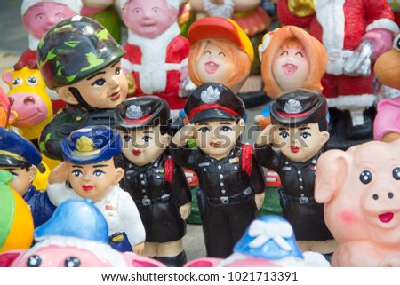 Statue of Police  , Police Doll, Soldier doll