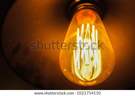 Antique bright brilliant bulb-Life Close-up