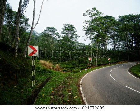 Road to Deniyaya, Sri Lanka