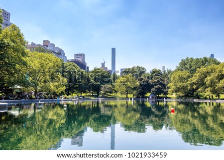Conservatory Water in Central Park