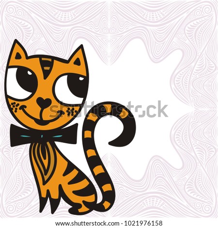 Cat. Vector illustration