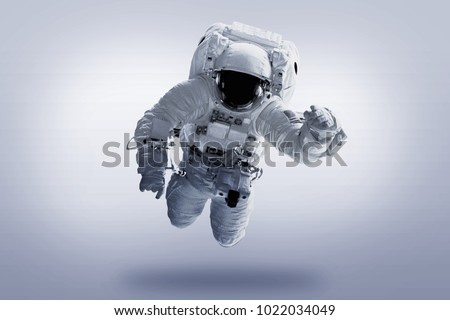Astronaut - Elements of this Image Furnished by NASA Royalty-Free Stock Photo #1022034049