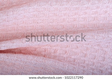 monochrome texture of light cotton natural fabric